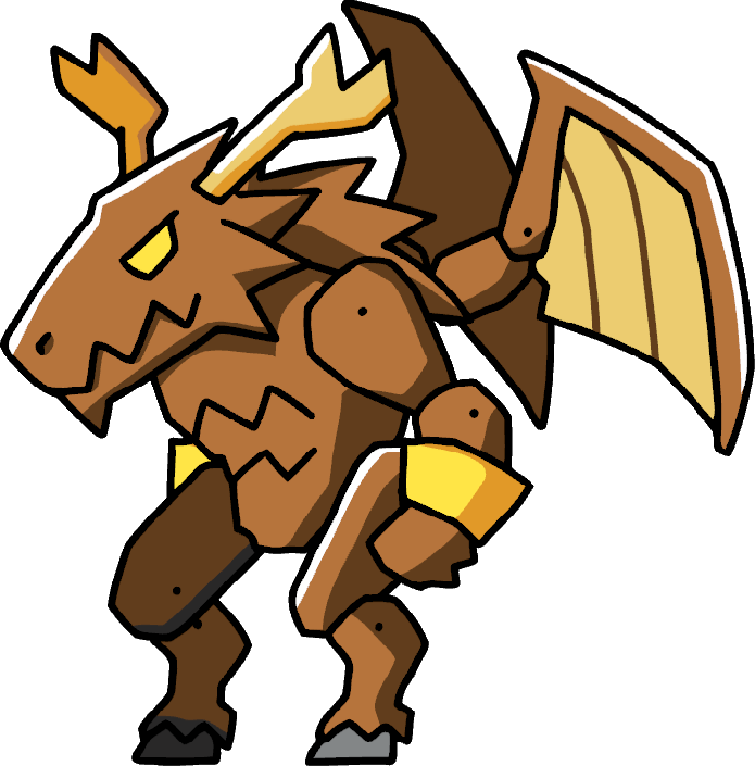 Jersey Devil - Scribblenauts Moose (695x705)
