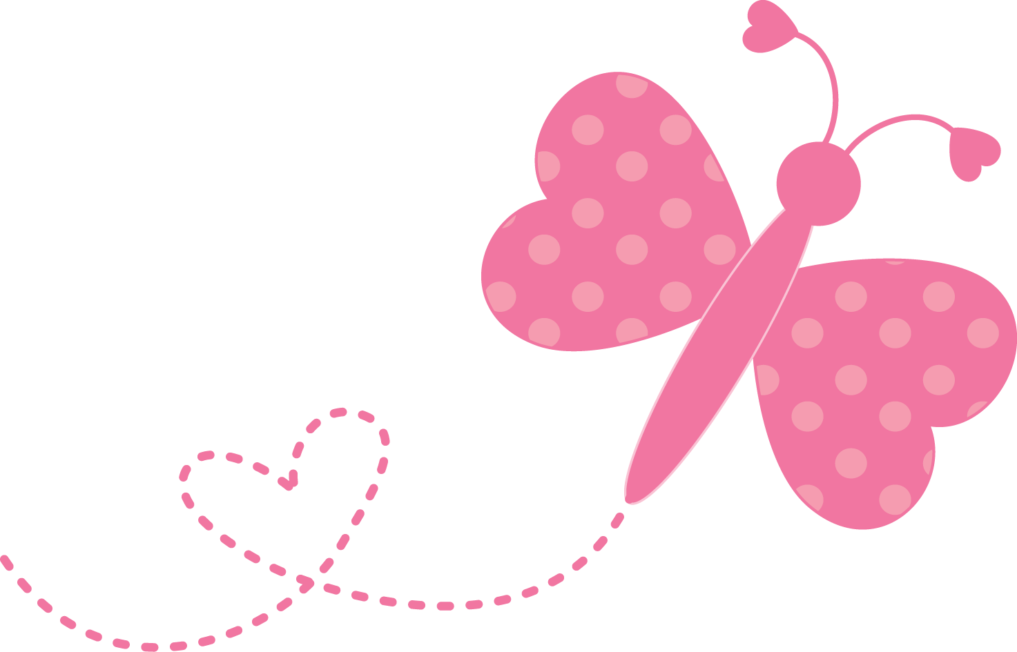 Cute Butterflies Png File Png Mart - Borboleta Desenho Rosa Png (1473x945)
