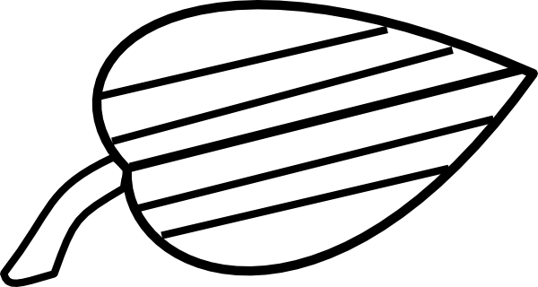 Leaf Template With Lines For Writing (600x320)