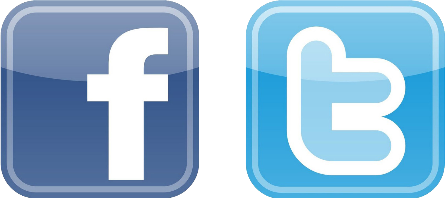 Twitter Facebook Icon Vector (1573x752)