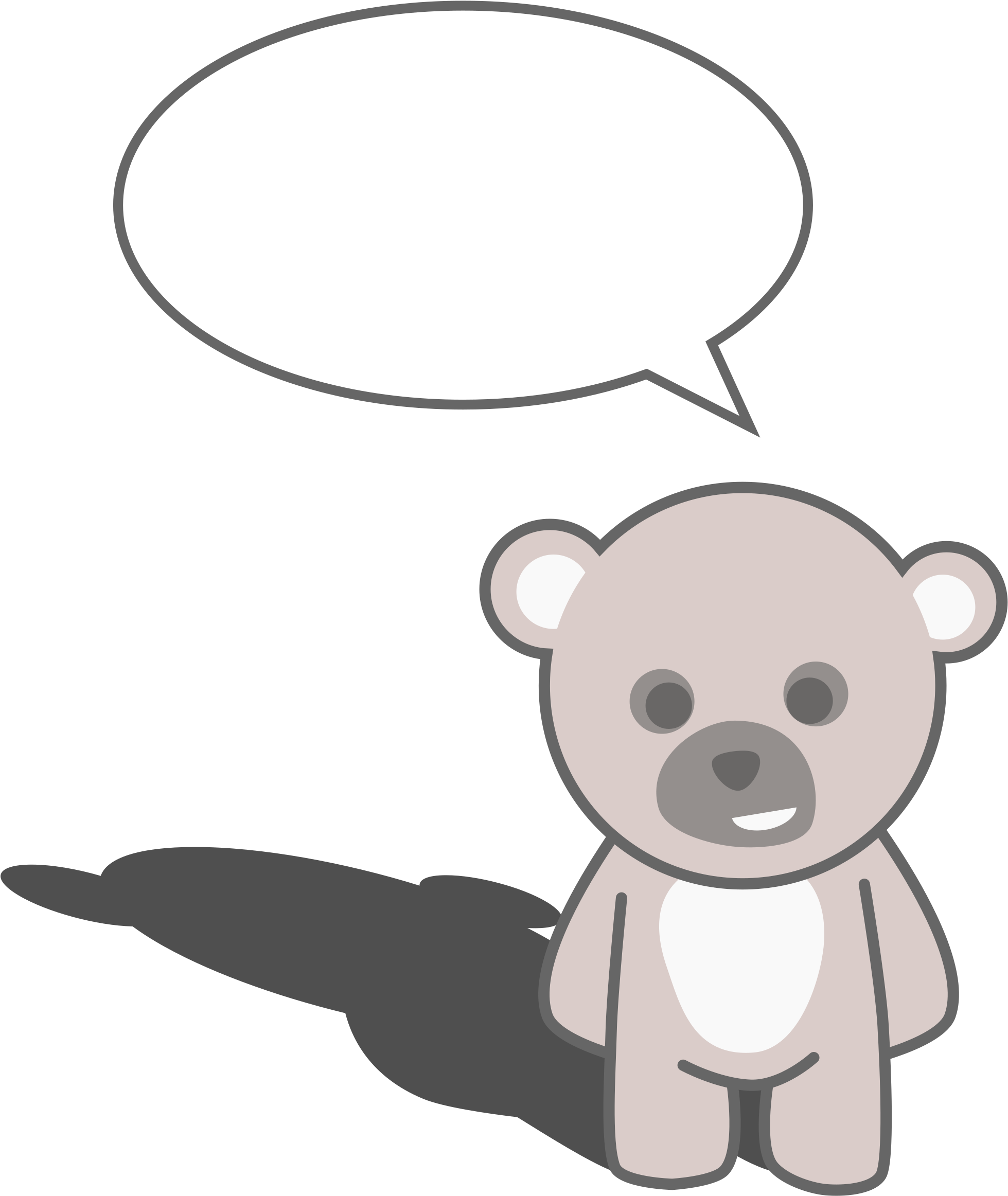 Big Image - Cute Teddy Bear Cartoon (2019x2400)