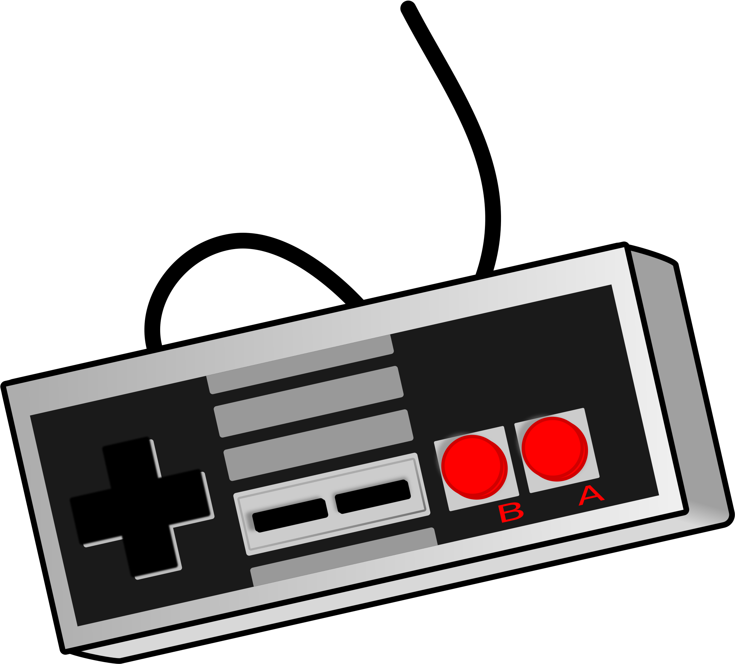 Open - Video Game Controller Clip Art (2400x2400)