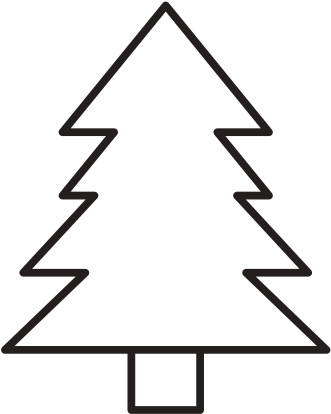 Pine Tree Natural Outline - Google Maps Park Icon (550x550)