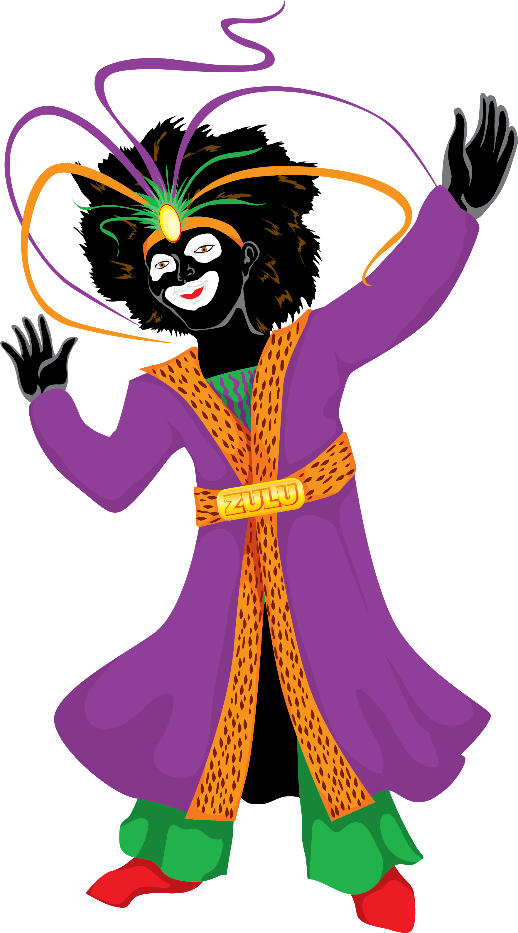 Mardi Gras King - Illustration (2550x3300)