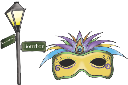 Mardi Gras - Mask (545x363)