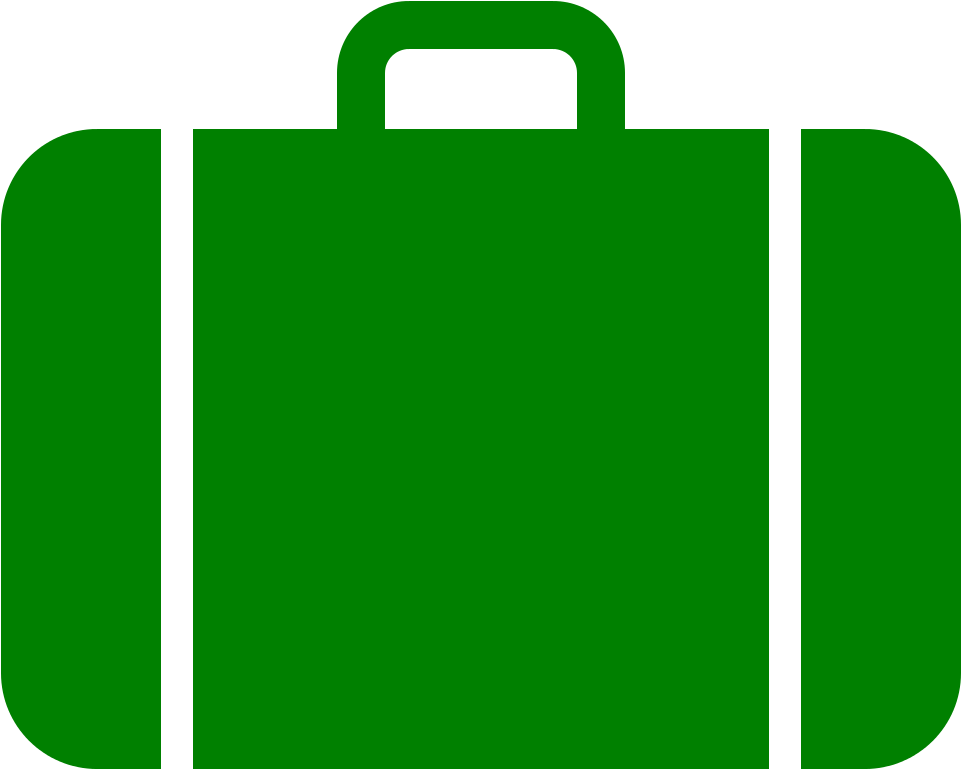 Suitcase Icon Green - Work Experience Icon Grey (1024x1024)