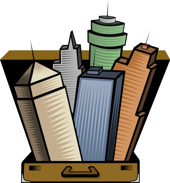 City Centre Clipart (555x600)