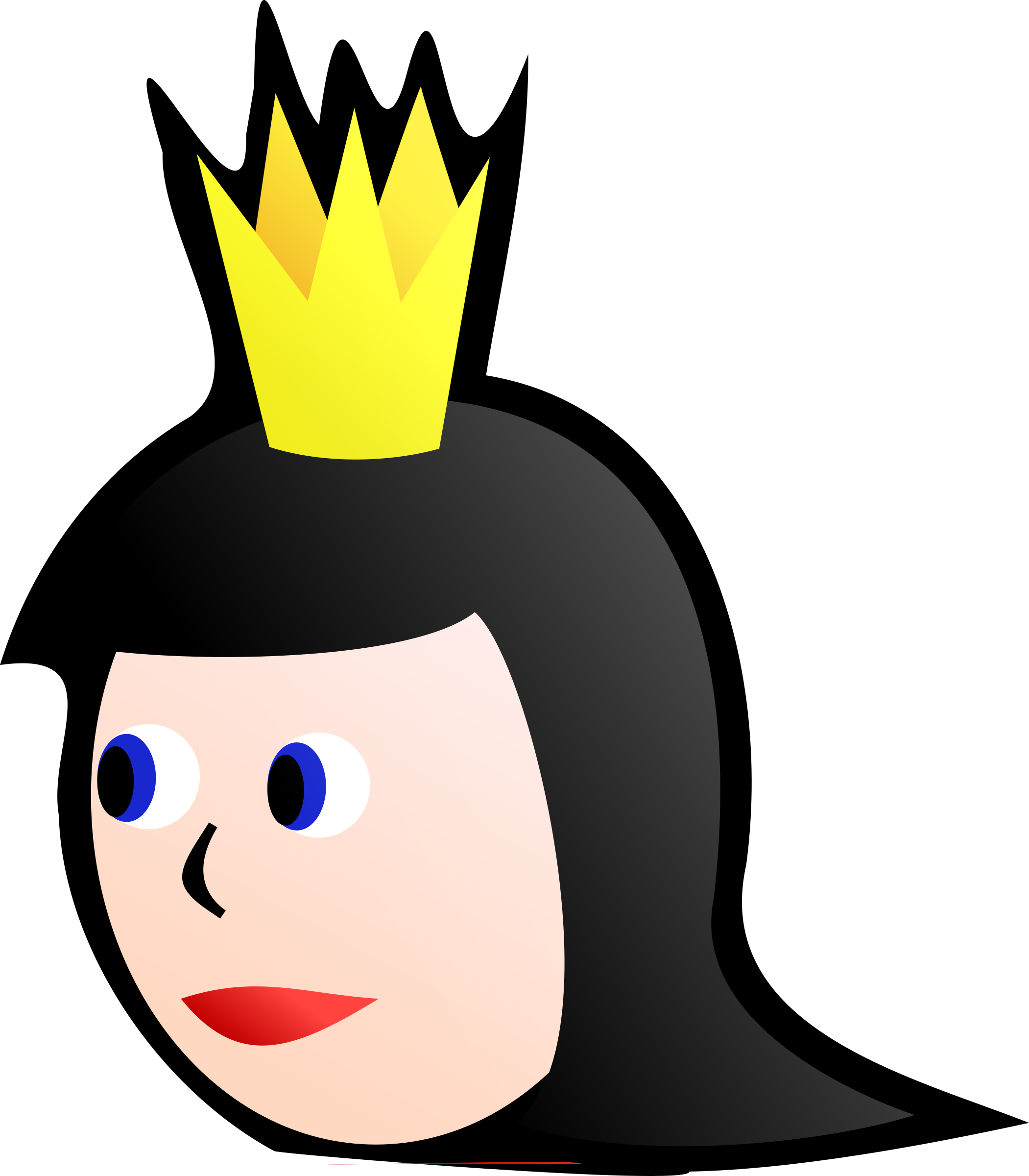 Big Image - Queen Clip Art (2101x2400)