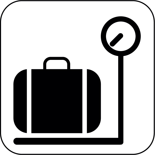 Luggage Weighing - Baggage (598x598)