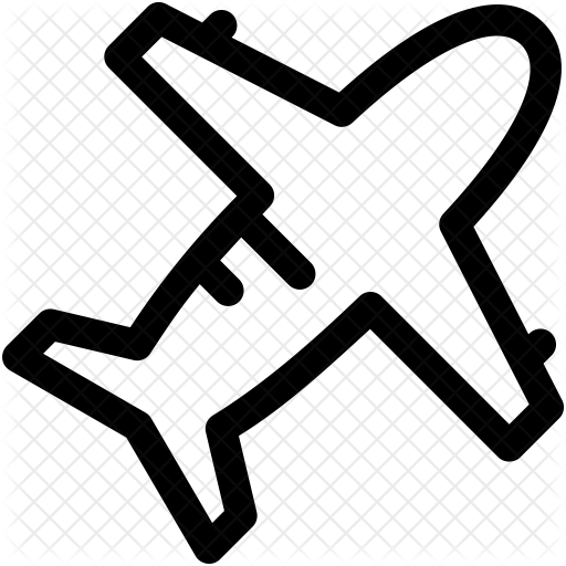 Airplane Icon - Airplane (512x512)