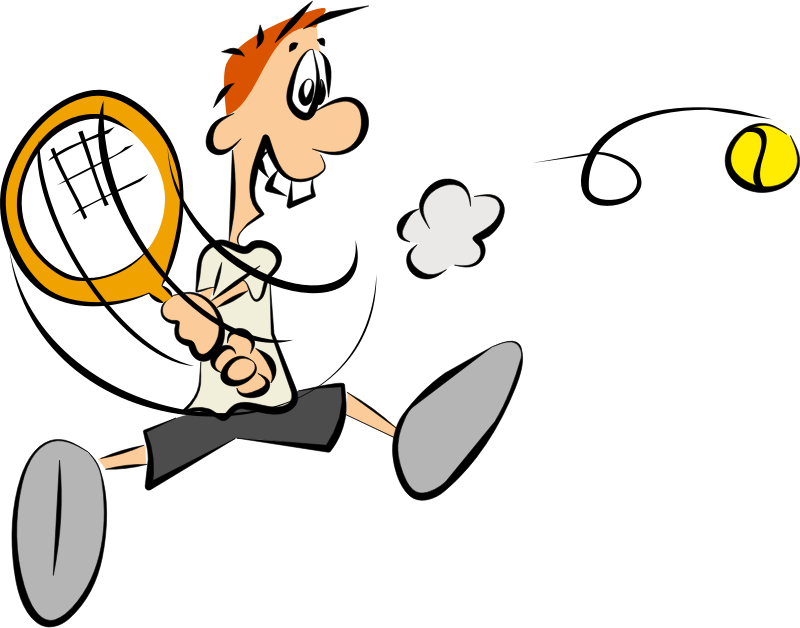 Medium Image - Tennis Cartoon (800x628)