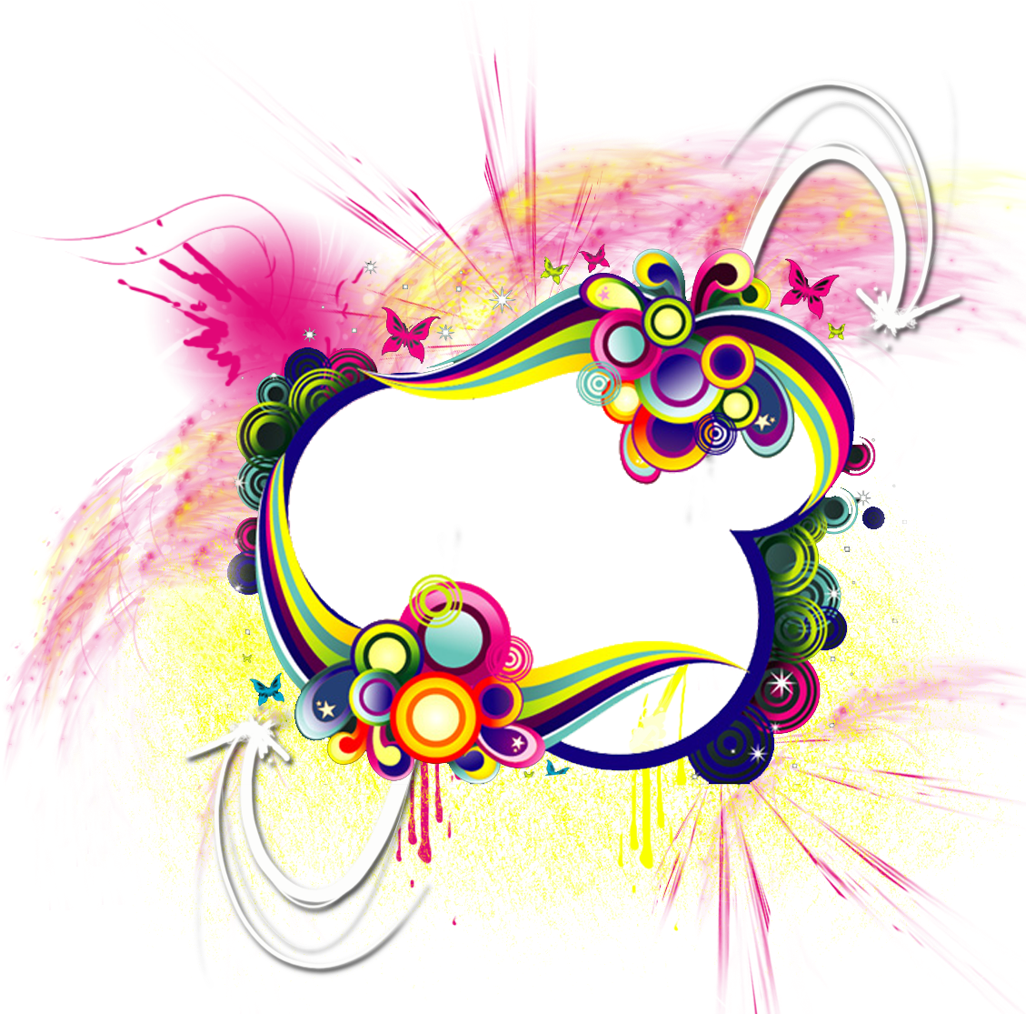 Abstract Color Splash Transparent Png Image - Vector (1200x1200)