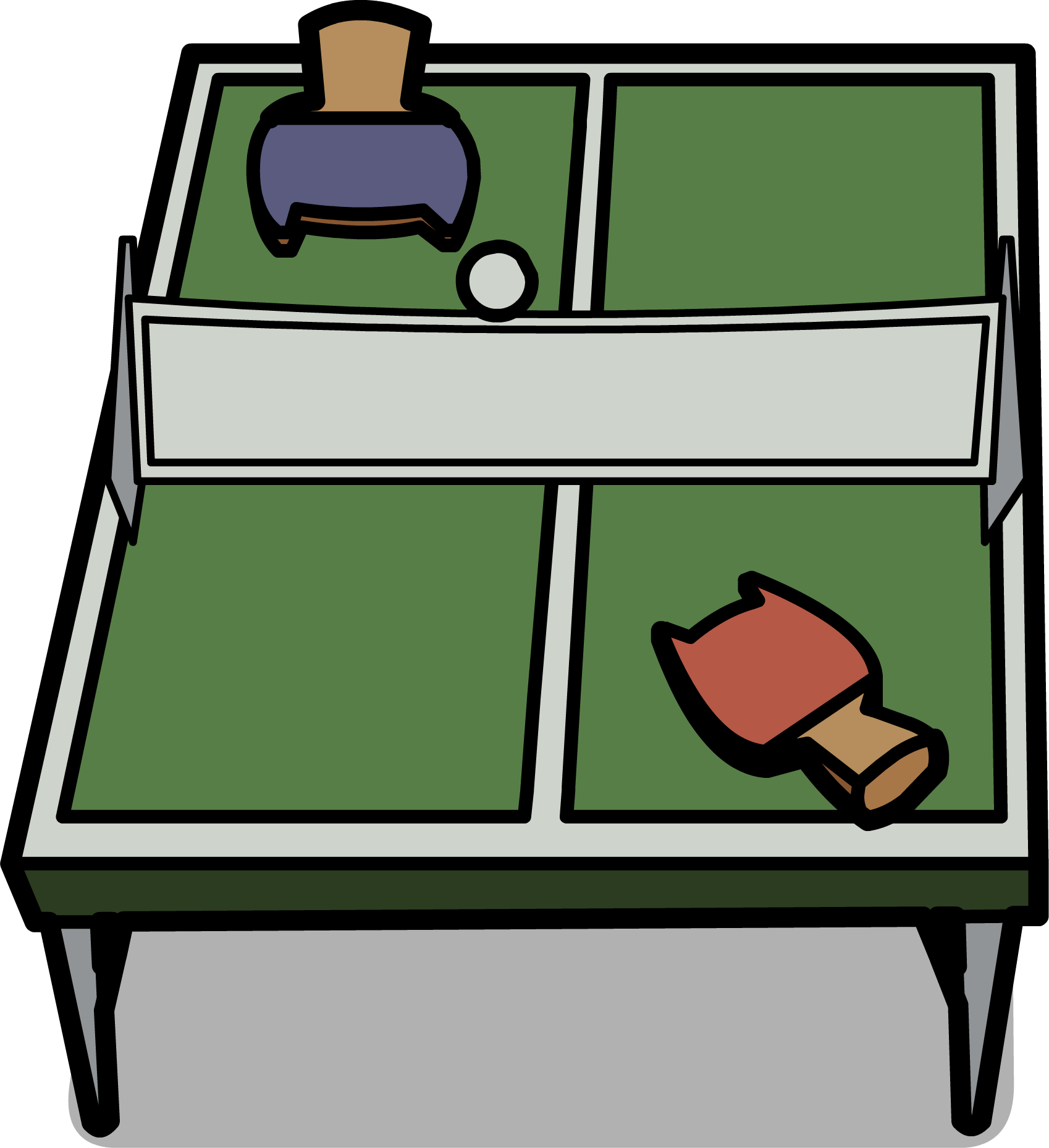 Monster Ping Pong Table - Table Tennis (1698x1858)