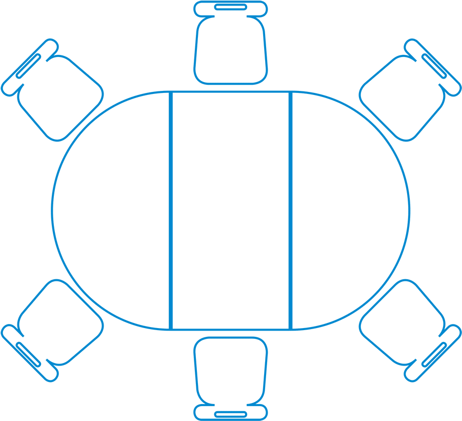 Table Clipart Semi Circle - Semicircle (900x910)