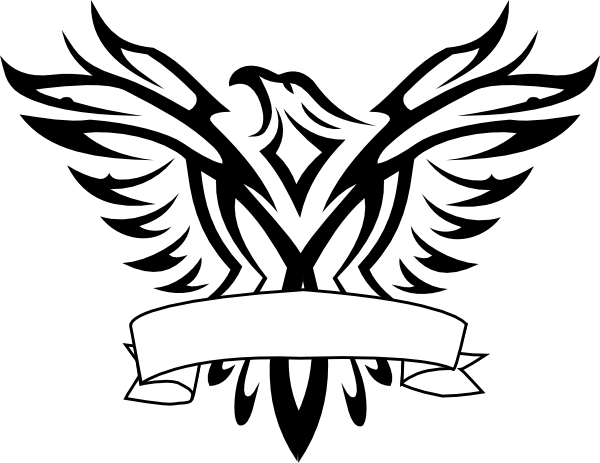 Bald Eagle Logo Black And White Hawk Eagle Clip Art - Eagle Black And White Logo (600x463)