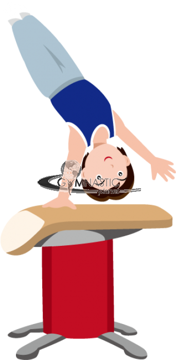 Gymnast Clipart Vault - Gymnastics Vault Clipart Png (700x700)