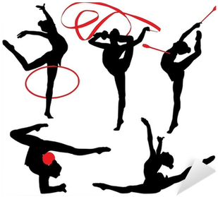 Rhythmic Gymnastics Vector (400x400)