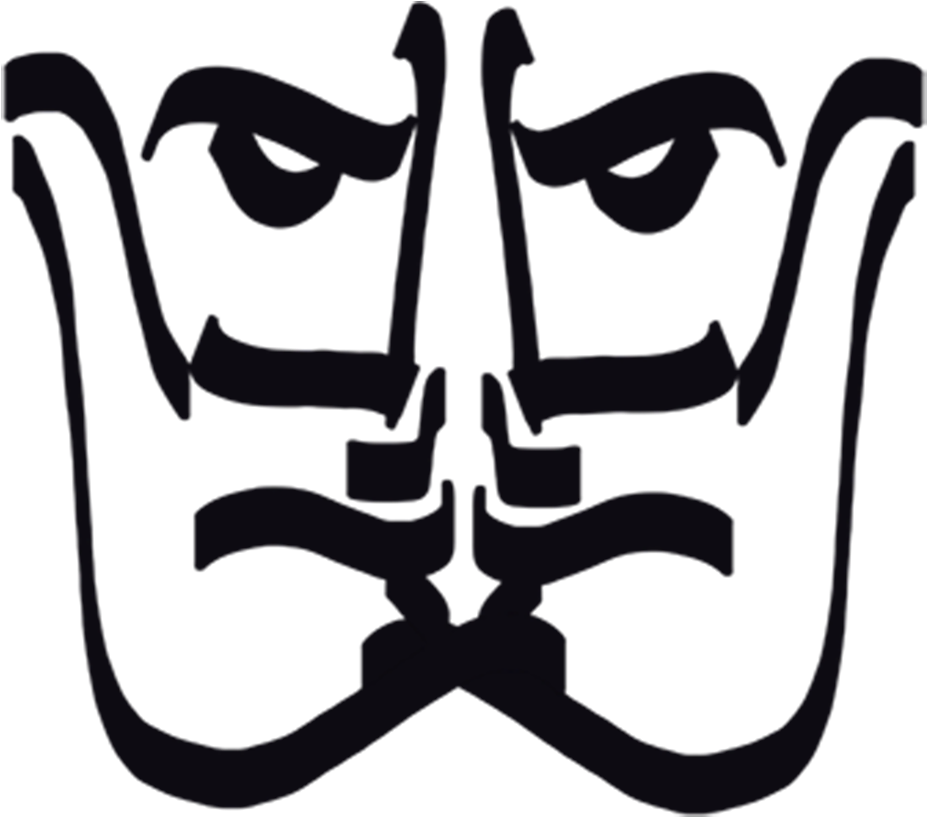 2 Beards Logo Black Copy - 2 Beards Logo Black Copy (942x862)
