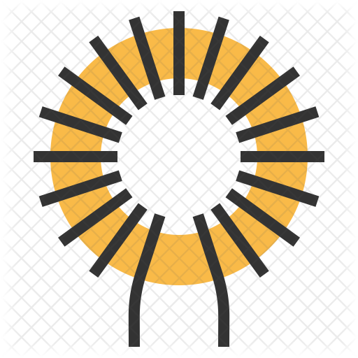 Coil Icon - Electronic Circuit (512x512)