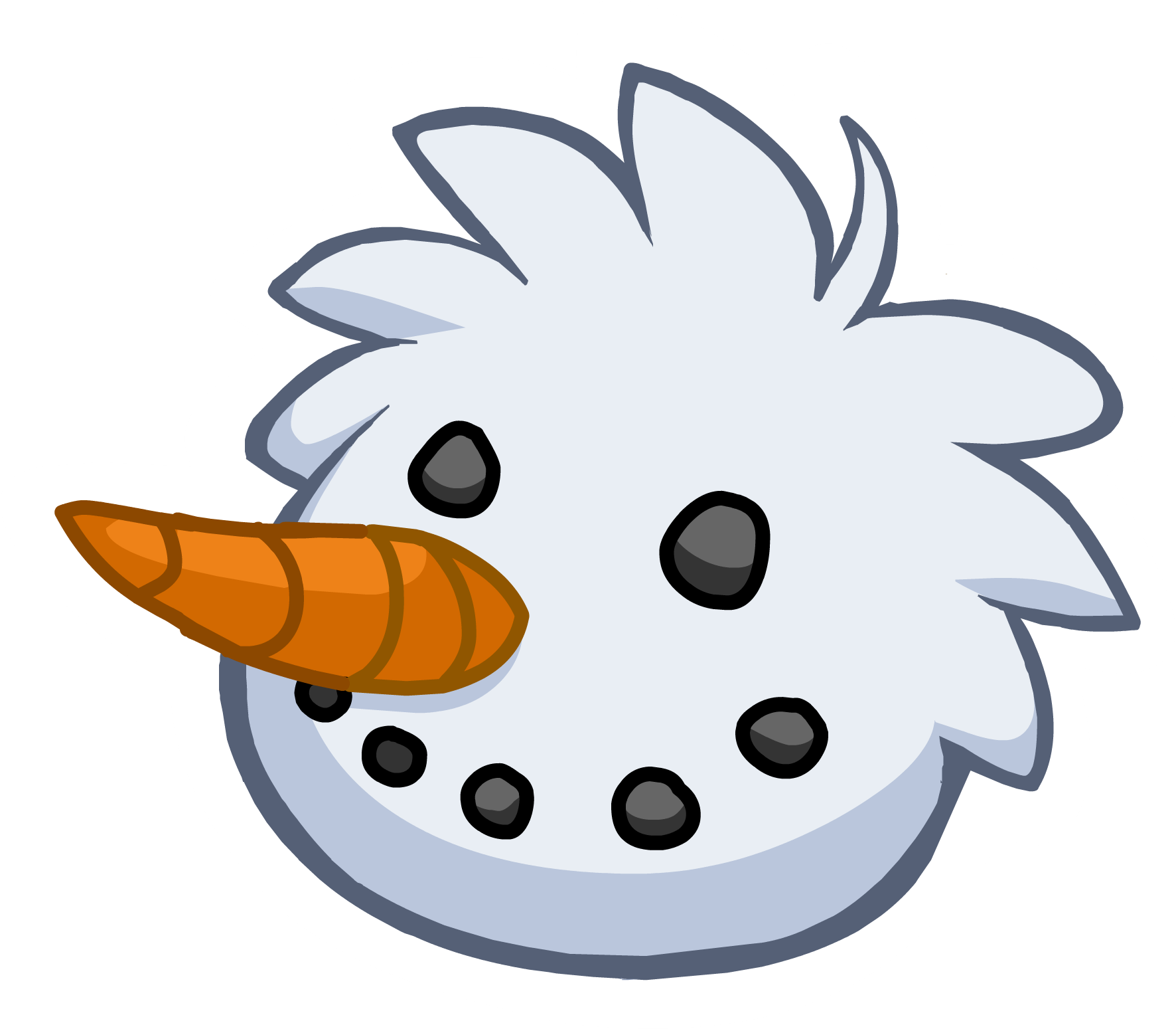 Snowpuffle Pin - Illustration (1772x1549)