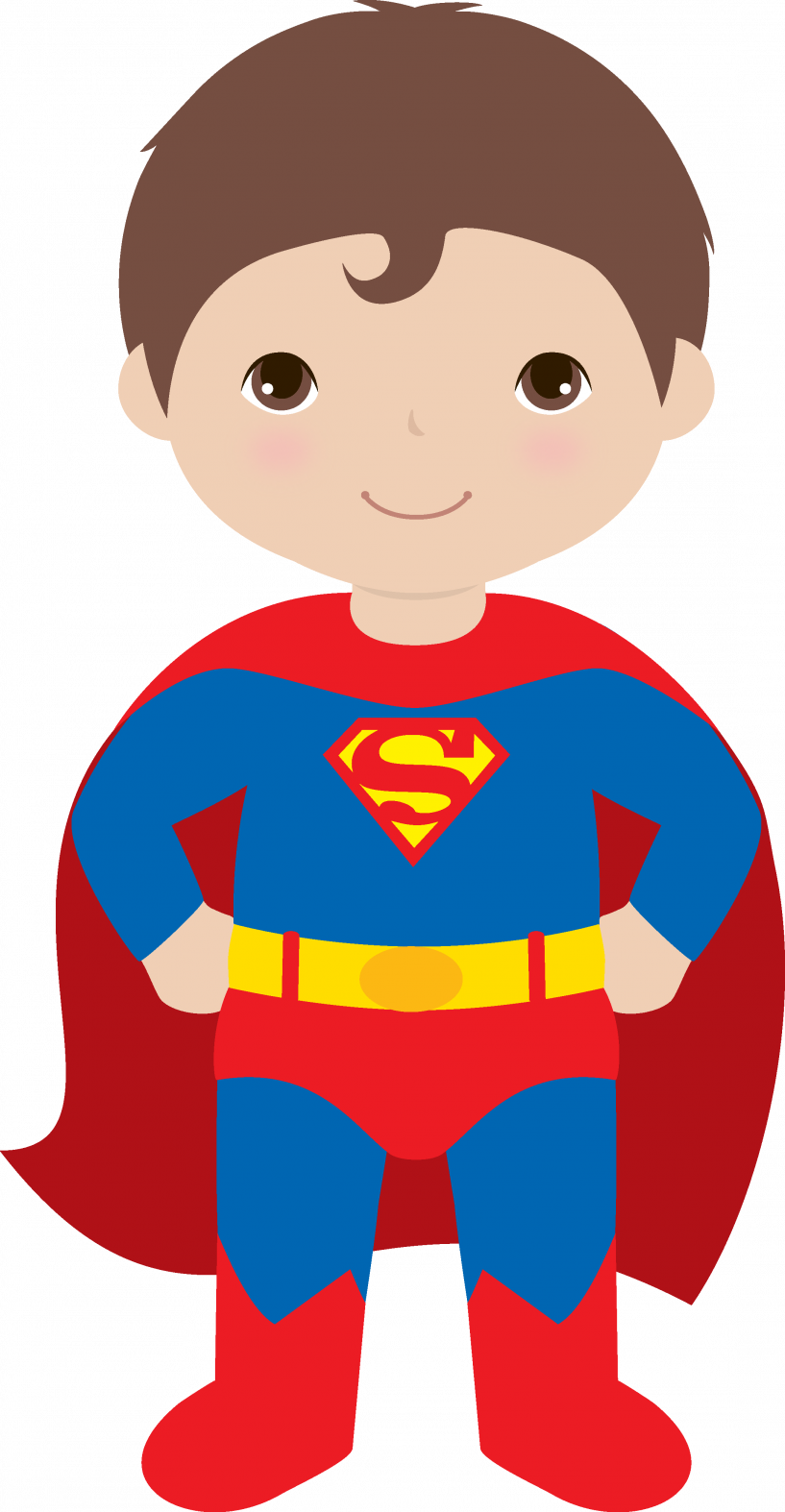 Superman Clipart (817x1574)