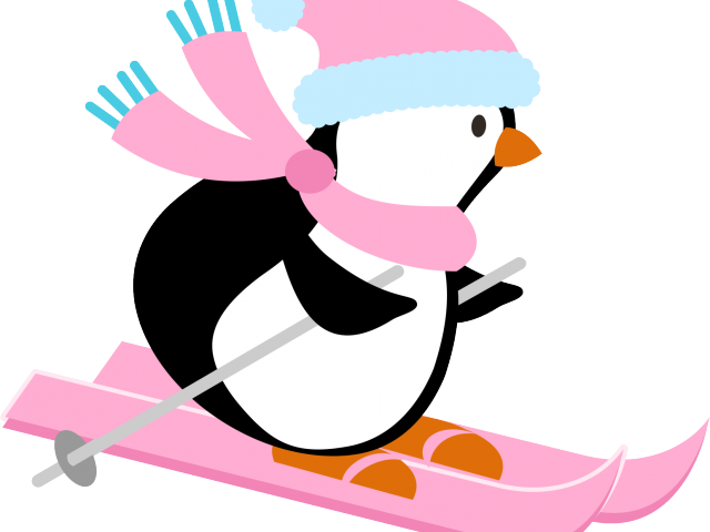 Skiing Clipart Penguin - Penguin (640x480)