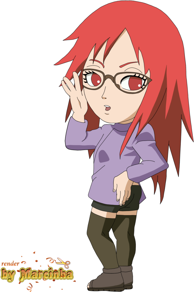 Chibi Karin By Marcinha20 - Naruto Karin Chibi (745x1073)