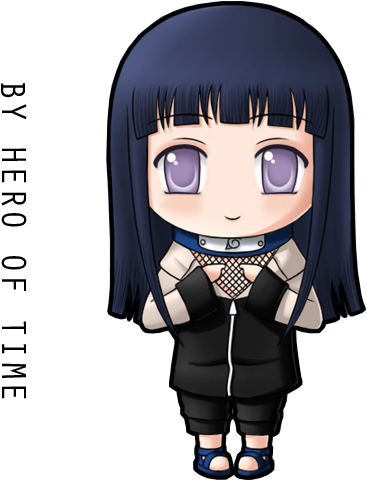 Chibi Naruto Characters Hinata - Hinata Chibi (500x500)