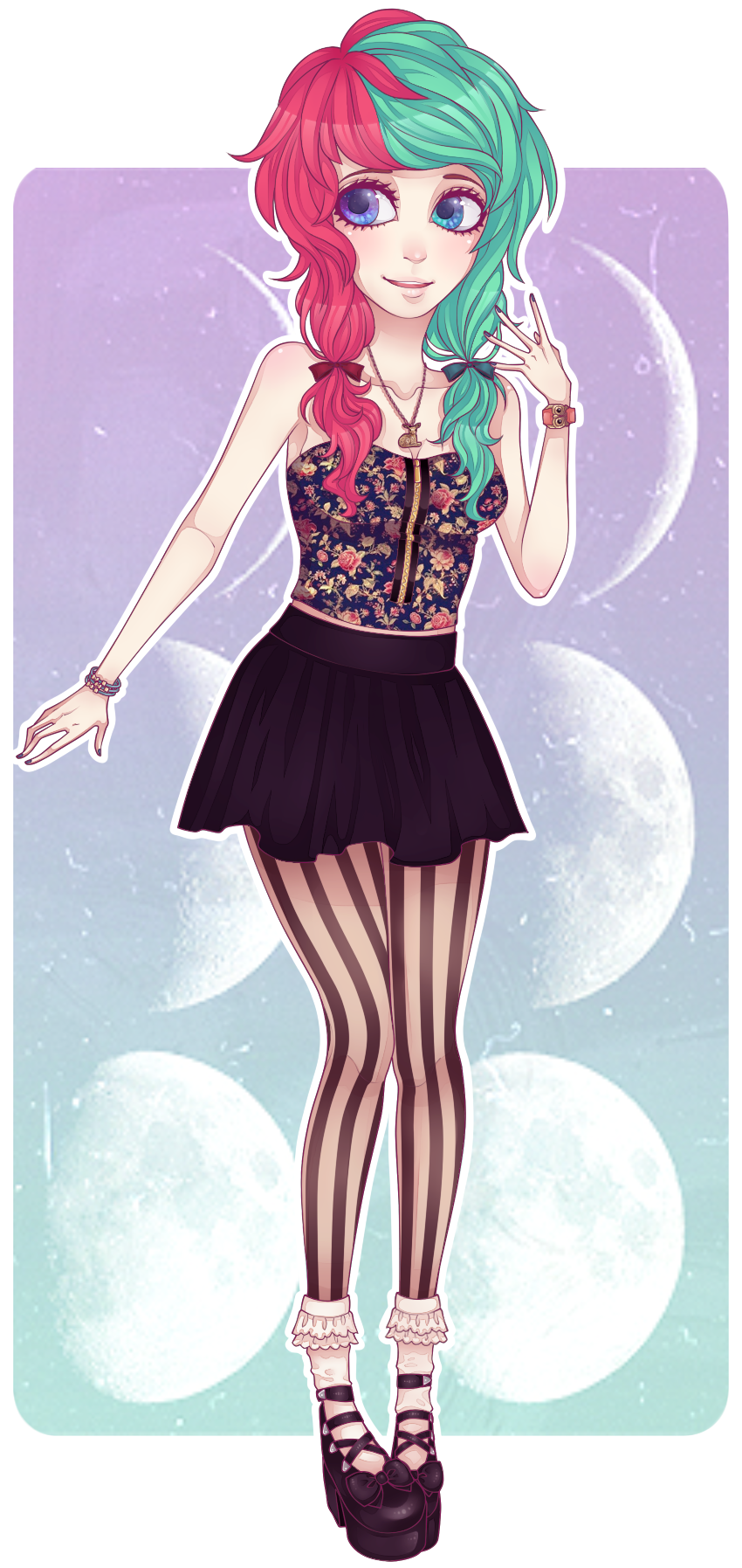Darshie Bby By Dinizee - Illustration (890x1860)