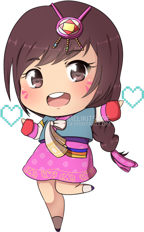 [overwatch] Chibi D - D.va (800x800)