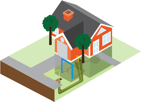 House Illustration - Illustration (525x350)