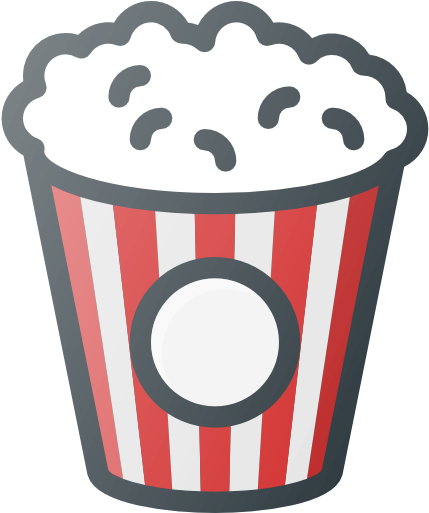 Popcorn Free Icon - Food (512x512)