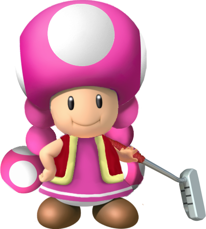 Coolest Mushroom Cartoon Characters Image Toadette - Toadette (421x468)