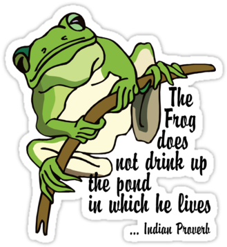 Sticker,375x360 - Frog Tile Coaster (375x360)