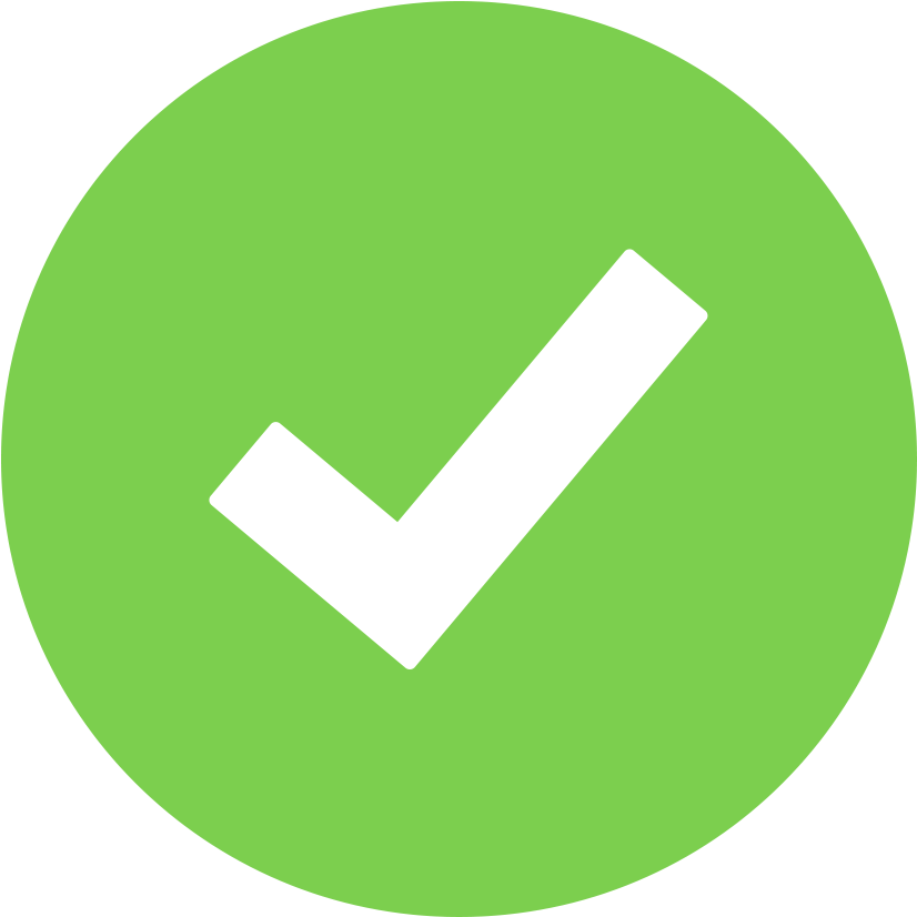 Icon-check - Green Tick Transparent Background (1600x1000)