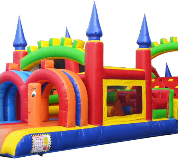 40′ Castle Obstacle - Inflatable Castle (600x600)