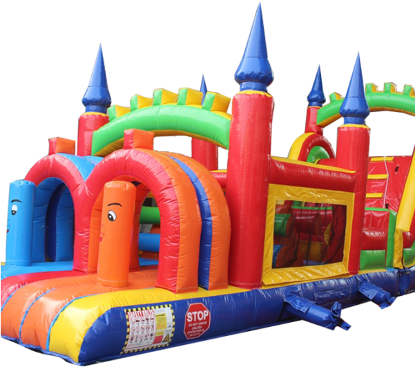 40′ Castle Obstacle - Castle (600x600)