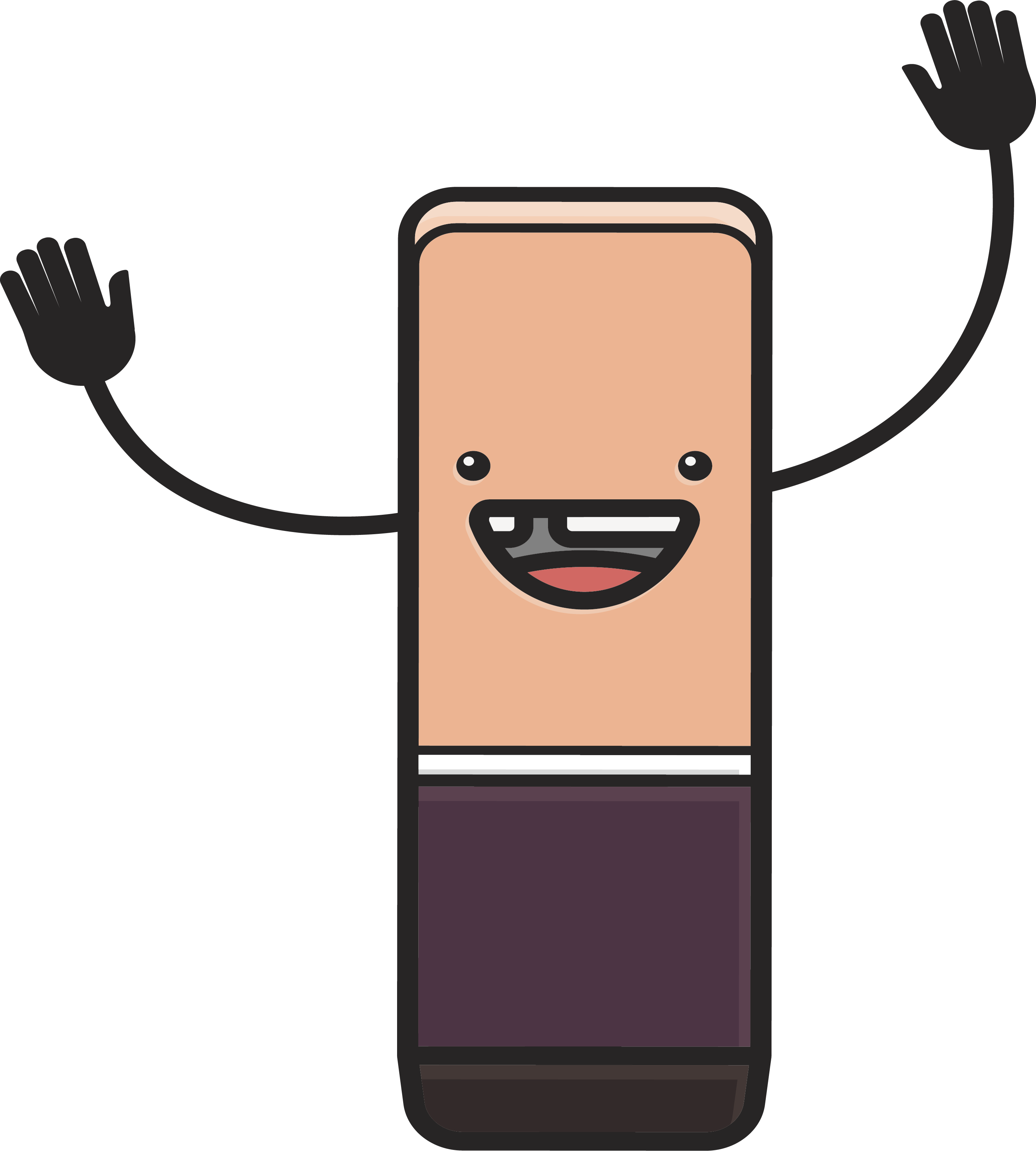 Eraser Cartoon Computer File - Cartoon (2883x3204)