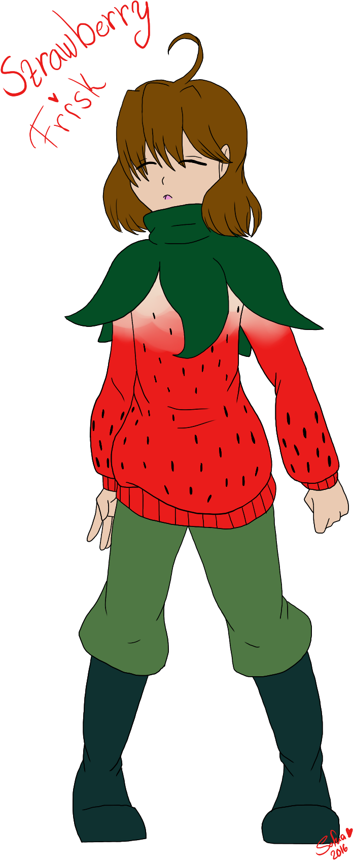 Frisk By Sofua - Fan Art (905x1746)
