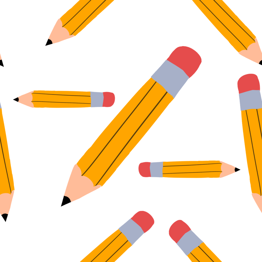 Pencils Pattern By Avionscreator - Pencil (894x894)