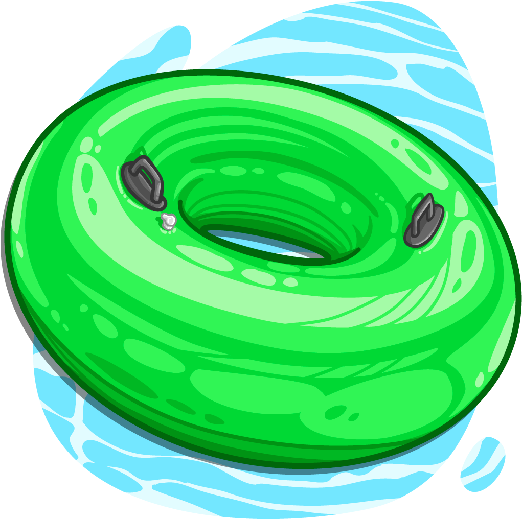 Beehive Beach - Rubber Ring Clip Art (1024x1024)