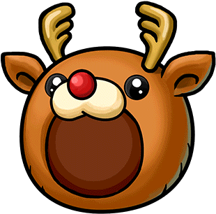 Gear-reindeer Hat Render - Cartoon (380x380)