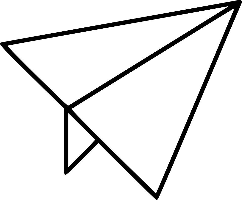 Paper Airplane Comments - Airplane (980x810)