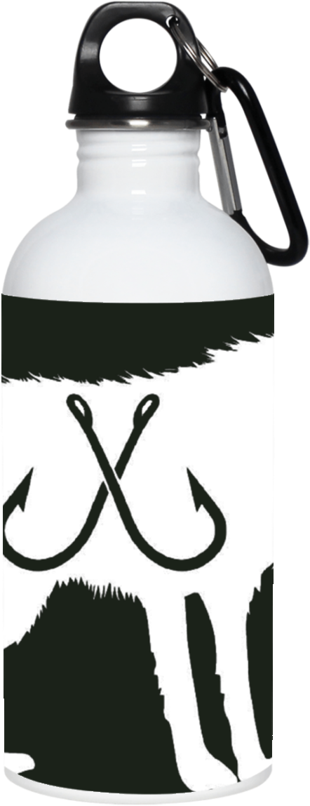 Wolf Logo Stainless Steel Water Bottle - 99 Problems But Beer Solves Them Funny Tee - Men's (1155x1155)