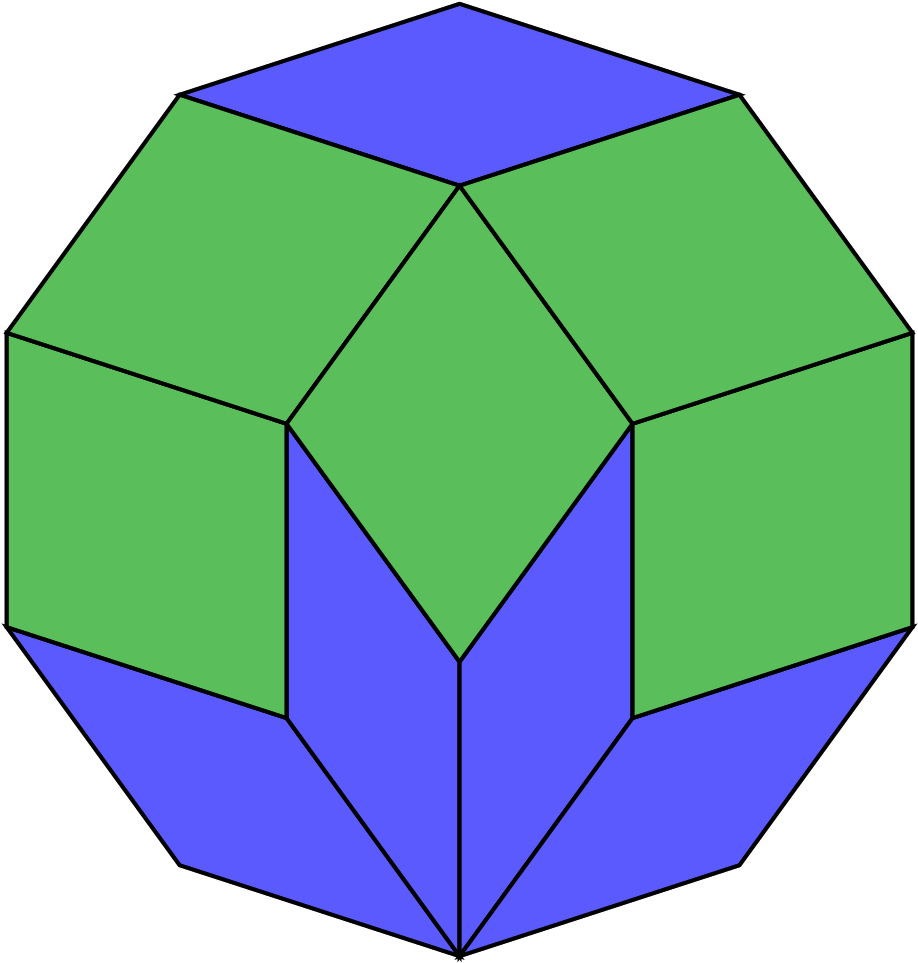 File - Halfsun Decagon - Svg - Decagon (974x1024)