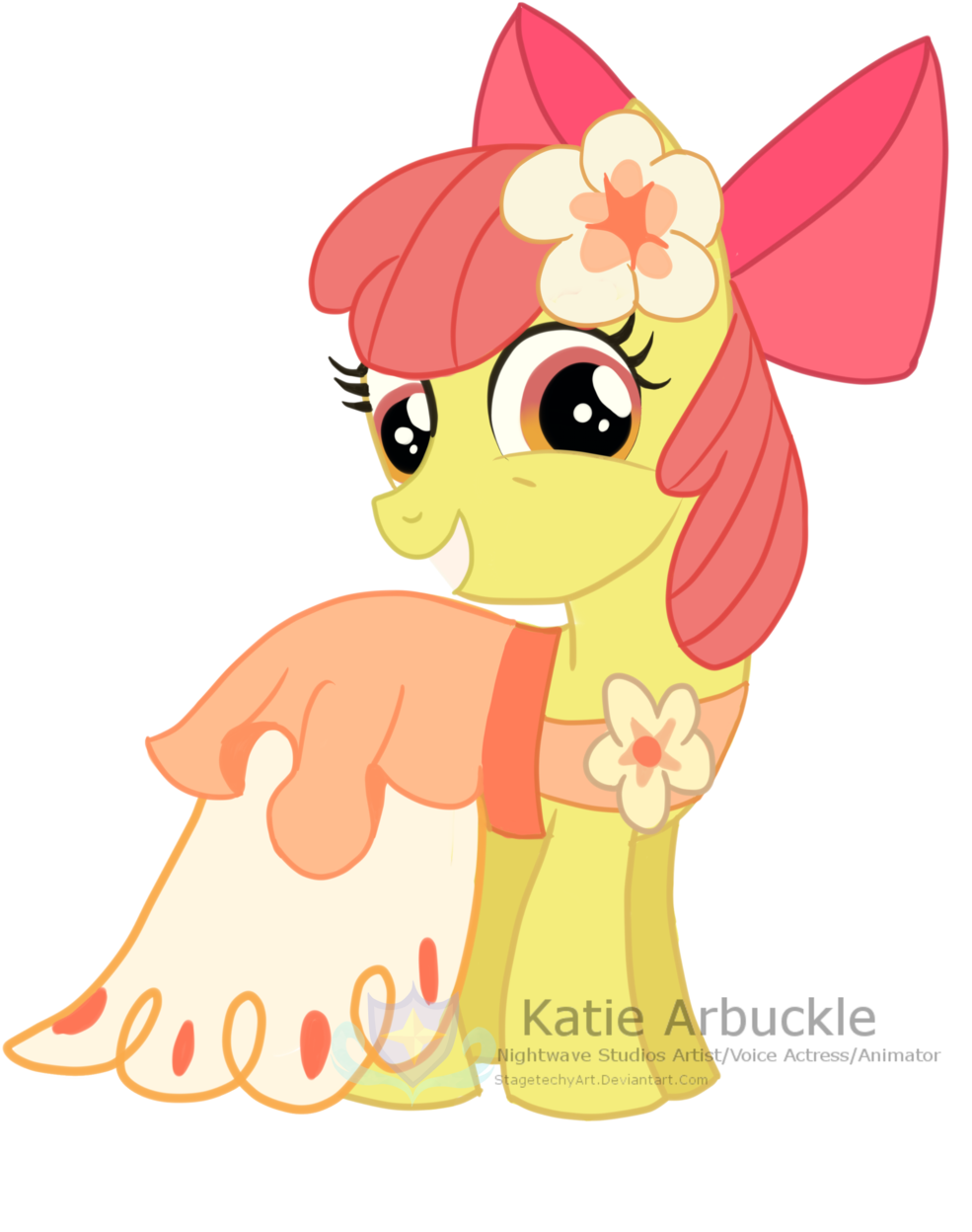 Princess Applebloom - Cartoon (1024x1446)