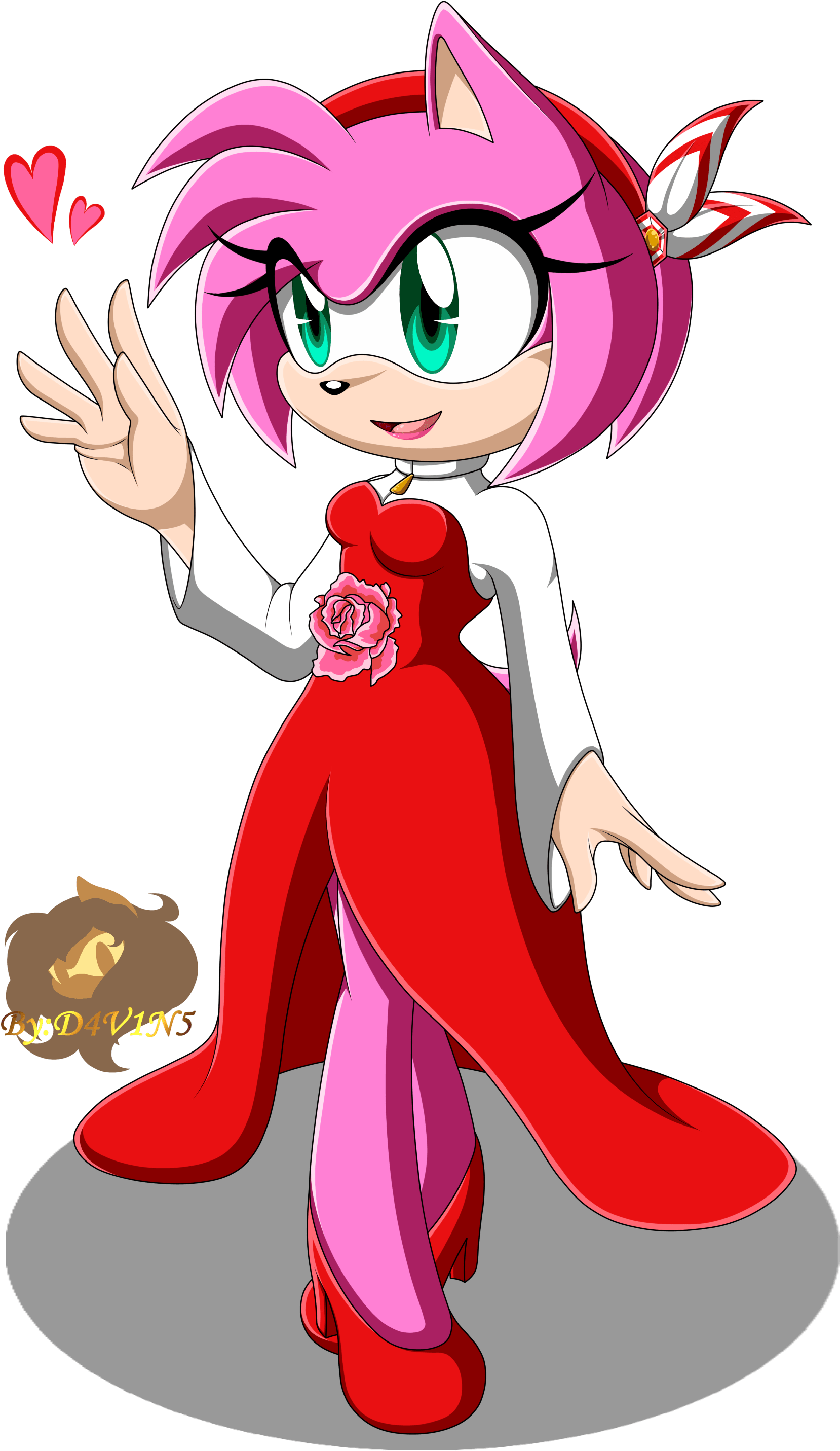 Gorgeous Amy Rose (1746x3104)