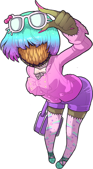 Pastel Goth Art - Dashiana Deviantart (312x565)