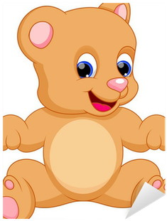 Cartoon Bear On Table (400x400)