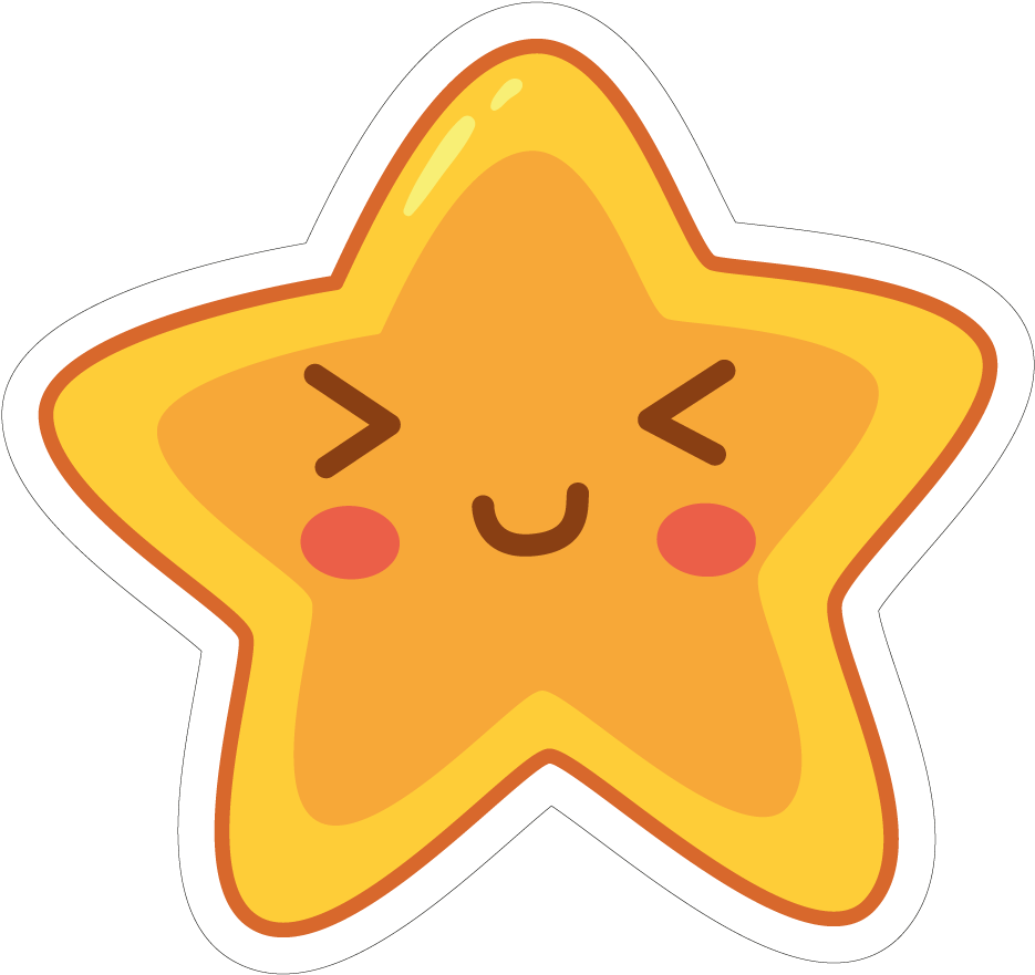 Star Cute Png (1000x1000)